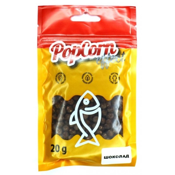 Воздушное тесто рыбацкое, пылящее, Start Fishing Pop Corn Effect, Шоколад, 7мм, 20г